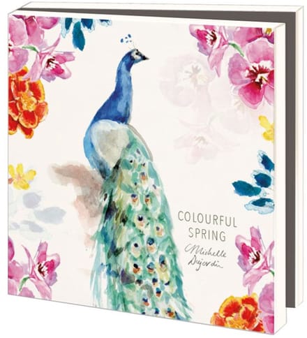 Kaartenmapje Colourful spring, Michelle Dujardin 10 Stuks