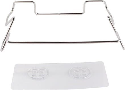Vuilniszakhouder - Afvalhanger - Afval Opbergen - Zelfklevend - 14 cm - Zilver