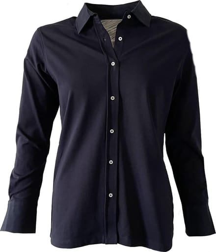 MOOI! Company - Blouse - Essie - Comfortabel & Chique - Kleur Navy - M