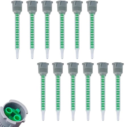 Mengmondstukken - Epoxy Mondstukken - Tweecomponenten Lijmen - Statische Mixer - 20 stuks - Transparant
