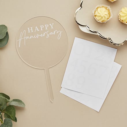Happy Anniversary Customisable - Acryl