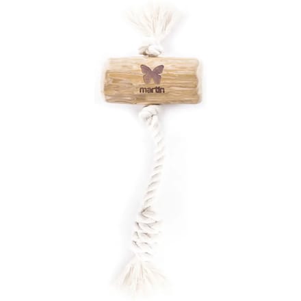 Hondenspeelgoed hout touw grote knoop Martin Sellier Ristretto