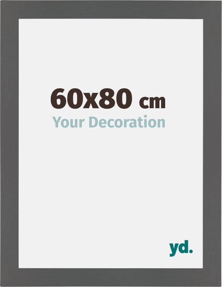 Your Decoration - Fotolijst 60x80 cm - MDF - Antraciet - Mura
