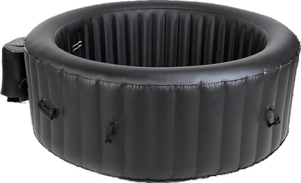 Luxe Opblaasbare Jacuzzi Spa Milano – 4 Persoons Bubbelbad met 130 Airjets, Verwarming & Rattan Design