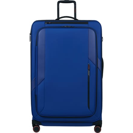 Samsonite Koffer - Glazed spinner 84/32 (4 wiel) lichtgewicht koffer - 54 x 84 x 36/39 cm - uitbreidbaar - electrix blue - 178 l