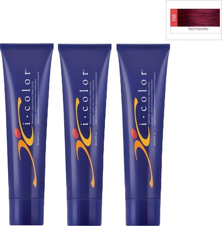 ISO i color Permanent Conditioning Crème Color 60ml Red Intensifier x 3 tubes