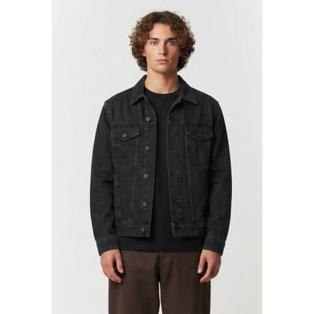 IRO Paris Arlo Used Black Maat: S | Spijkerjassen Outlet | Heren | Zwart