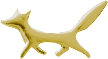 AuBor ®. Broche. Goud. De vos.