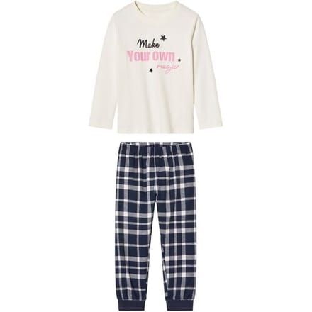 lupilu Kinder pyjama (98/104, Wit)