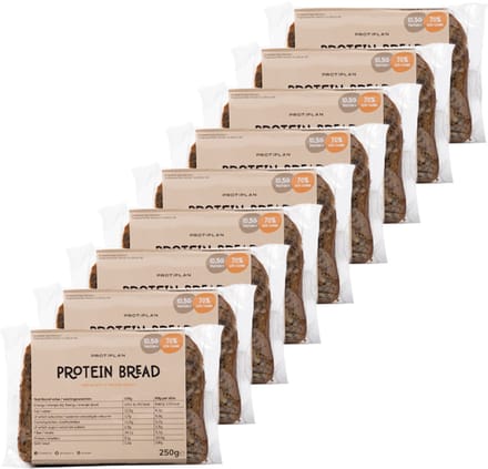 Protiplan - Proteïne Brood Meerzaden Bruinbrood - 9 stuks - 9 x 250 g - Koolhydraatarm brood