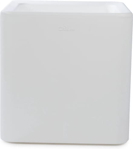 Otium bloempot dubbelwandig Quadris 40 cm wit