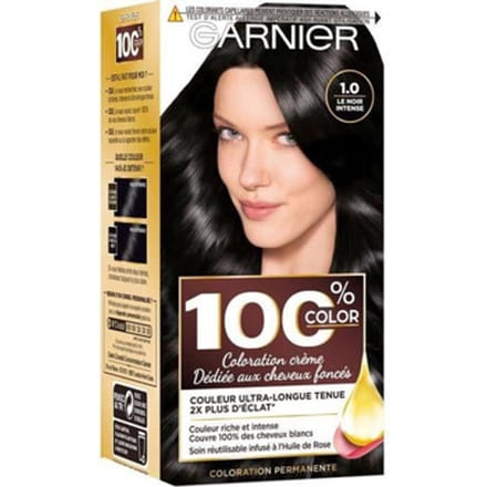 Haarverf Garnier 100% Color Crème Haarverf voor Donker Haar