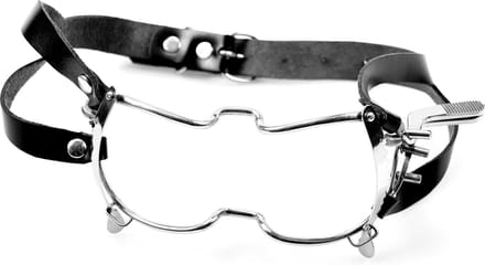 Roestvrijstalen mondklem met strap