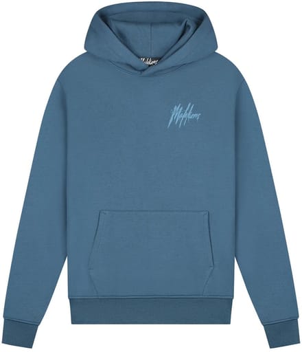 Malelions Signature Drip Hoodie- Slate blue