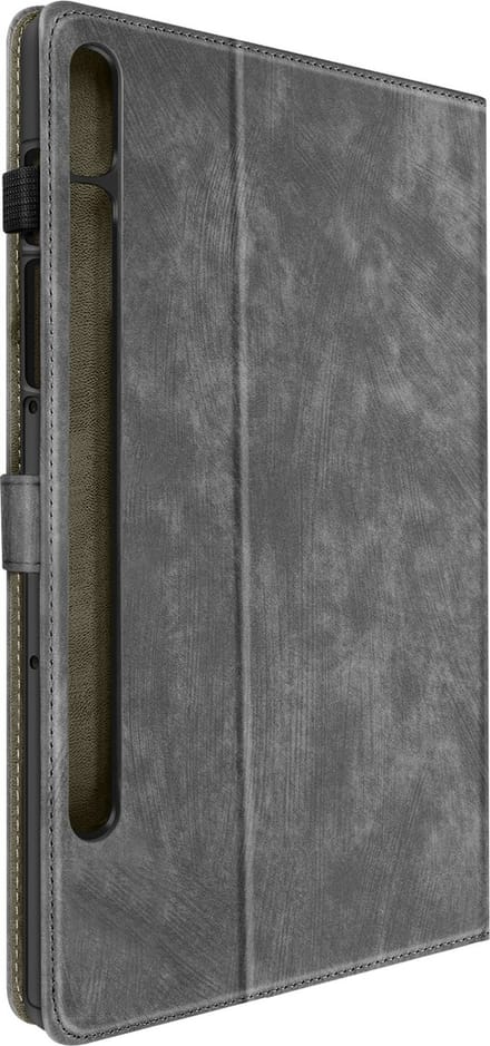 Avizar Foliohoes Geschikt voor Samsung Galaxy Tab S9 / S9 FE Multi-compartiment folio en videostandaard, Grijs
