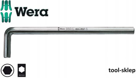 Wera Inbus Sleutel Lang 1.5mm Chroom - Hoge Kwaliteit