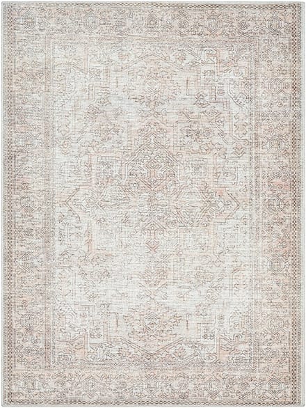 Becki Owens x SURYA Margot vloerkleed vintage roze crème