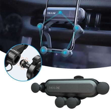 Autohouder - Ventilatierooster - Telefoonhouder - Dashboard Ventilatie rooster - Geschikt voor: iPhone & Samsung
