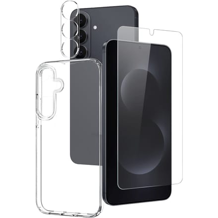 Northjo Samsung Galaxy S26 Plus Hoesje, Screen- en Camera Protector Transparant