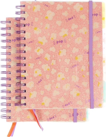 Kangaro 4-in-1 schrift - Beach Happy - A5 - lijn - 2 stuks
