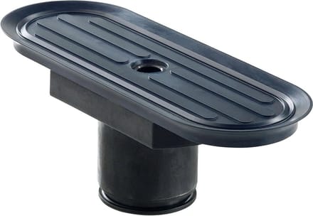 Vacuümplaat - Vacuüm schijf - Stofafzuiging - Systeem compatibel - 215 mm - Zwart