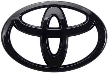 Toyota Embleem - Logo voor Grill/Kofferbak - Zwart - 120mm