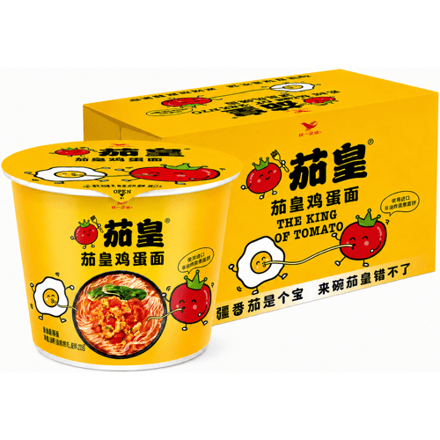 Uni-President Egg Noodles (Bak) 120 g x 12 (Volledige doos)