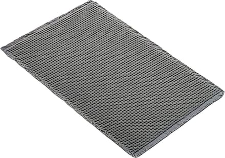 Badmat Fioren - Voor badkamer - Douchemat - Grijs - 60x90cm - Absorberend & antislip - Boho stijl