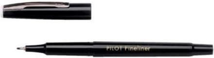 Pilot - Fineliner - 1.2mm - zwart - per 2 verpakt.