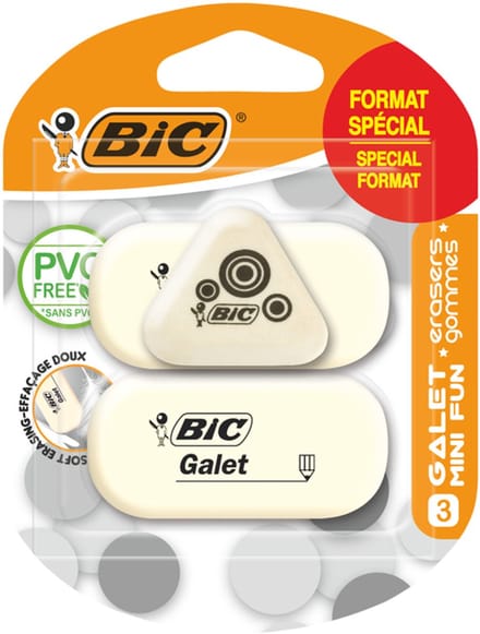 Gum bic galet pvc vrij 3 formaten