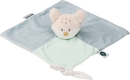 Nattou FLO, ERNEST & OLI Knuffeldoekje - Vos - 40 cm - Munt Groen