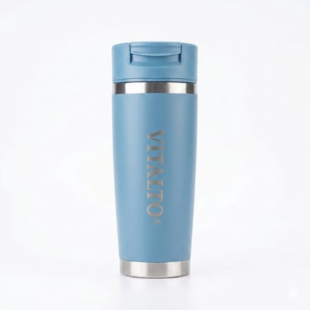 VITALTO - Draagbare Blender - Portable Blender - Blender To Go - Smoothie maker - BPA vrij -700ML-USB-C Oplaadbaar-Blauw