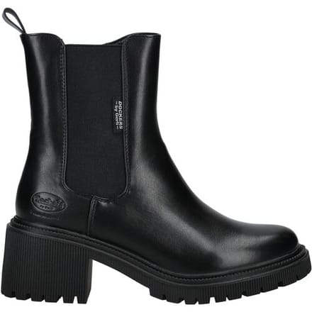 Dockers by Gerli Dames Boots Enkellaars Stiefelette 57NA201-610-100 Zwart