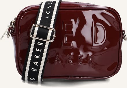 Ted Baker schoudertas Loueey Webbing Detail Camera Bag Oxblood donkerrood
