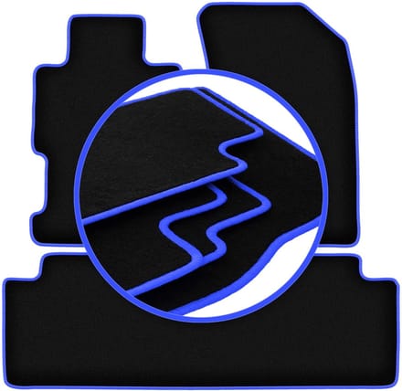 CARLUX-BLUE automatten voor: Honda Civic VII sedan (2001-2005)