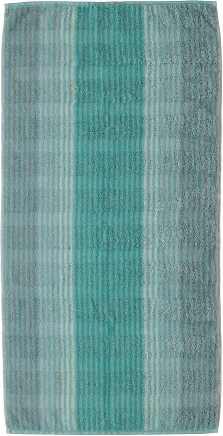 Cawo Cashmere Streifen Handdoek - Munt 50x100