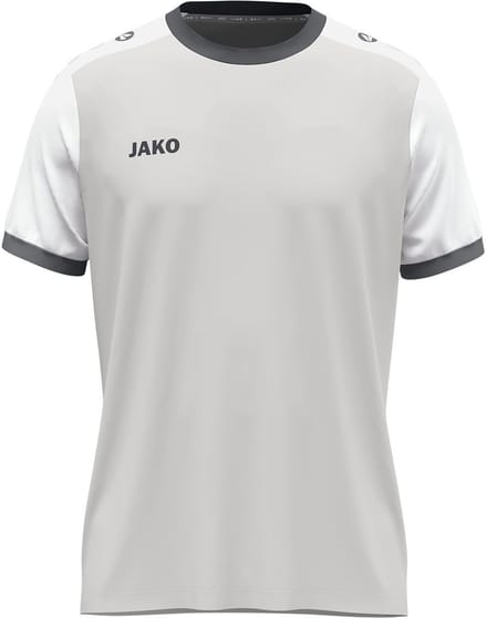 Jako Dynamic Shirt Korte Mouw Kinderen - Lichtgrijs / Wit / Grijs | Maat: 152
