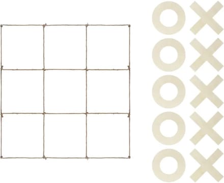 Partydeco - Tic Tact Toe spel - 120 x 112 cm