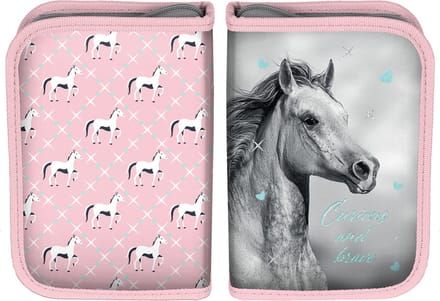 Animal Pictures Gevuld Etui, Brave - 19,5 x 13 cm - 22 st. - Polyester