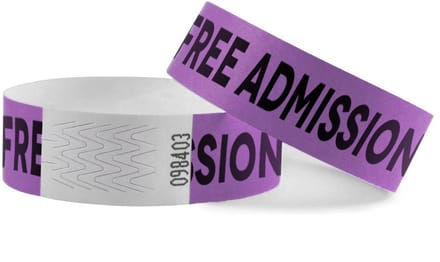 CombiCraft Free Admission Tyrex Polsbandjes - per 100 stuks