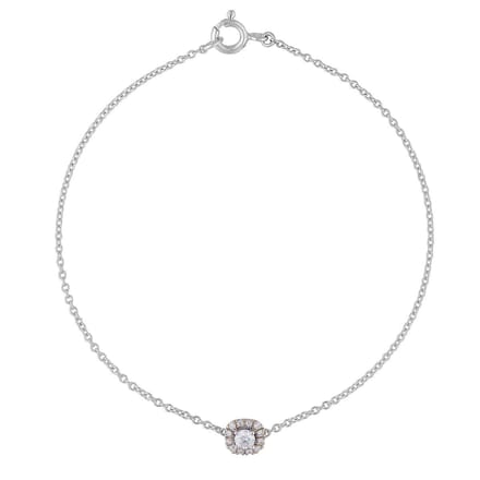 Orphelia AD-1027/1 - Armband - 18 Karaat Goud Bicolor / Diamant 0.16 ct - 18 cm