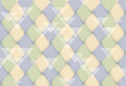 Fotobehang Modern Abstract Art Diamonds | PANORAMIC - 250cm x 104cm | 130g/m2 Vlies