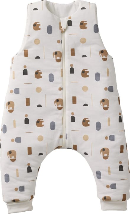 Vertbaudet Jumpsuit met voetjes PETIT ELEPHANT, afneembare lange mouwen