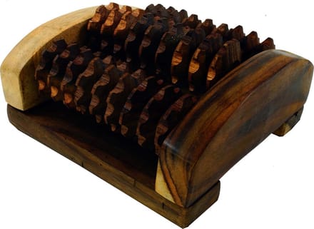 Houten Voetmassage Roller voor Ontspanning en Comfort