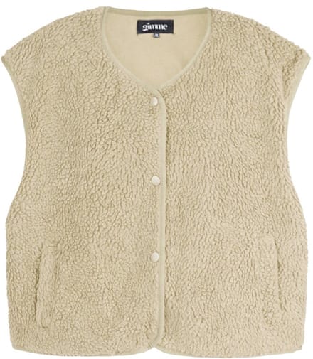 Woven Polyester Fiber Women's Vest Casual Solid Color Fall/Winter