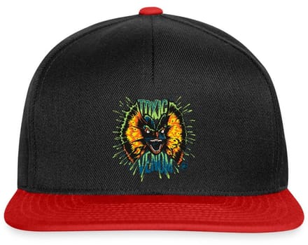 Jurassic World Dilophosaurus Toxic Snapback cap