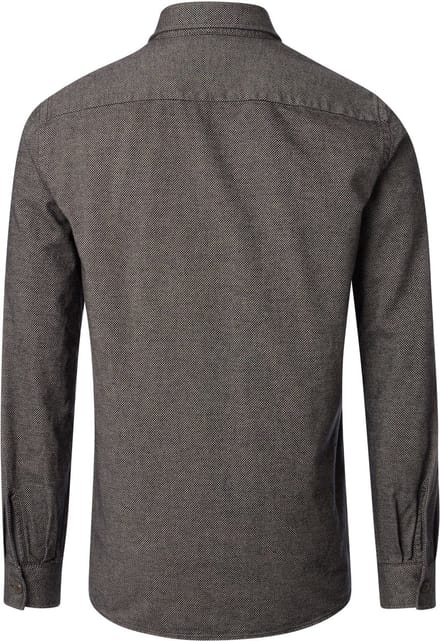 CASA MODA comfort fit overshirt - bruin - beige - blauw