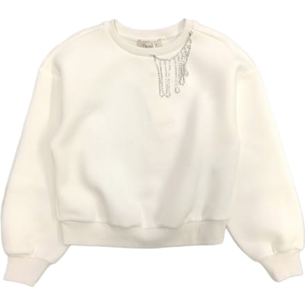 Twinset - White sweatshirt 0282 232GJ2410