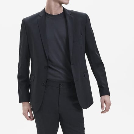 Sunwill Heren colbert 2015-2722 modern fit | Antraciet | polyester/wol/elastaan | Maat 50