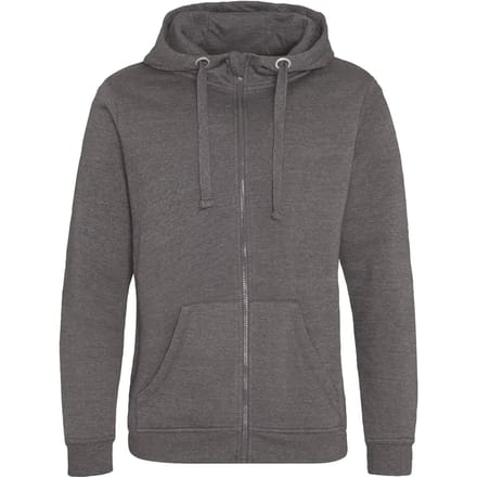Graduate Heavyweight Hoodie met rits Charcoal - L